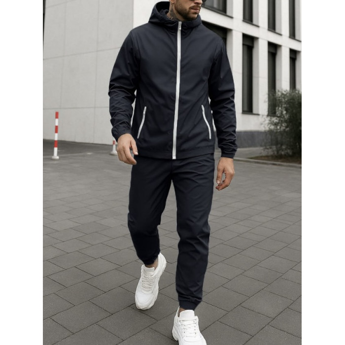 Oversize костюм з вивареної тканини