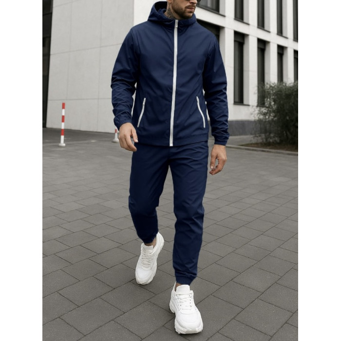 Oversize костюм з вивареної тканини