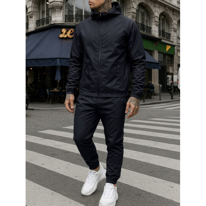 Oversize костюм з вивареної тканини