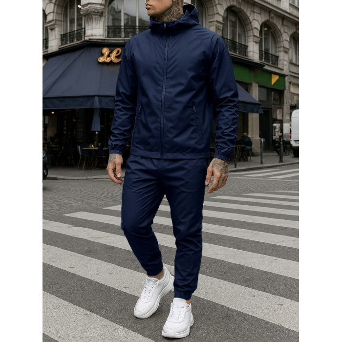 Oversize костюм з вивареної тканини