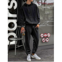 Oversize костюм з вивареної тканини