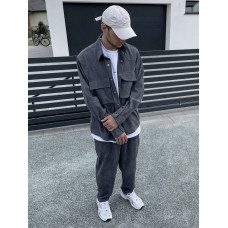Вельветовий oversize костюм