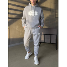 Oversize костюм на флісі з принтом