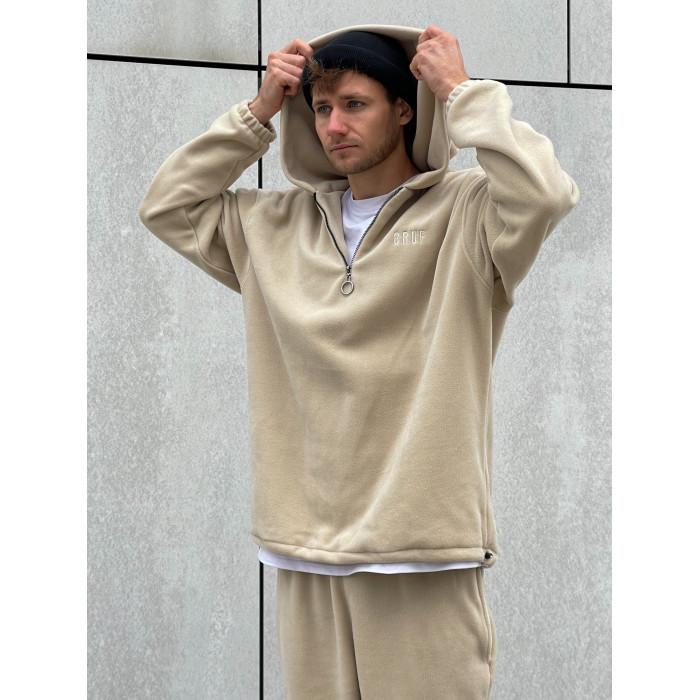 Флісовий oversize костюм