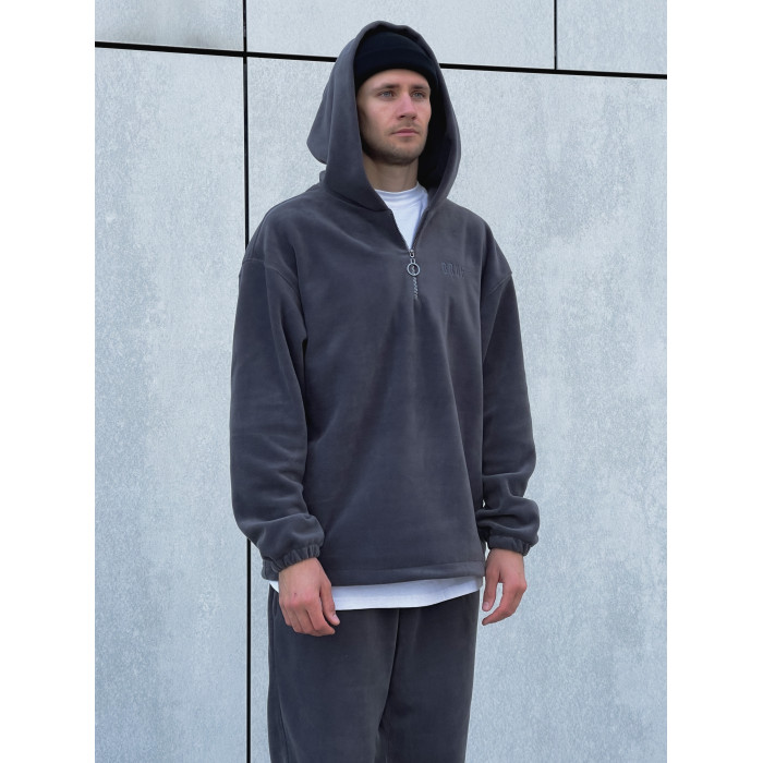 Флісовий oversize костюм