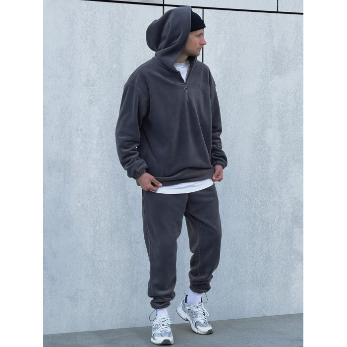Флісовий oversize костюм