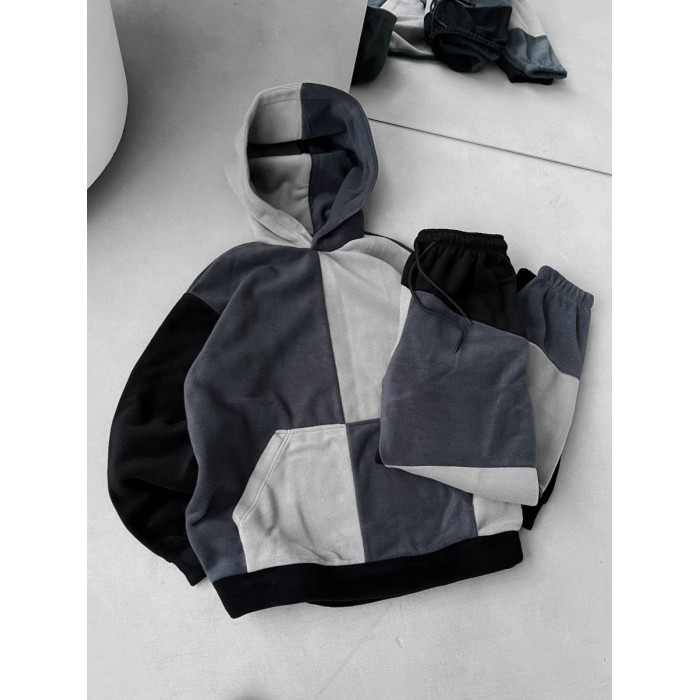 Oversize костюм з полару