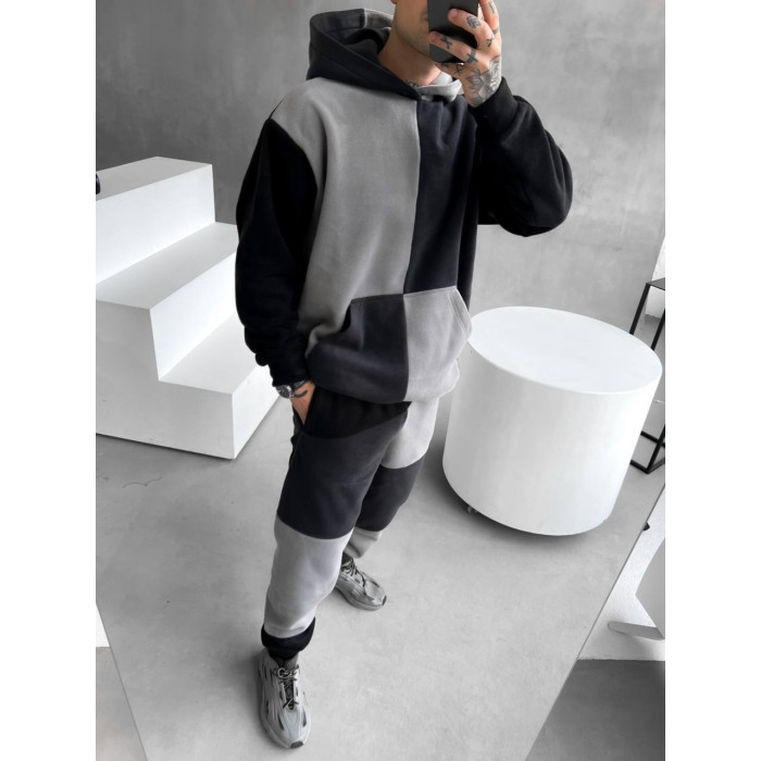 Oversize костюм з полару