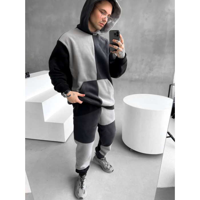 Oversize костюм з полару