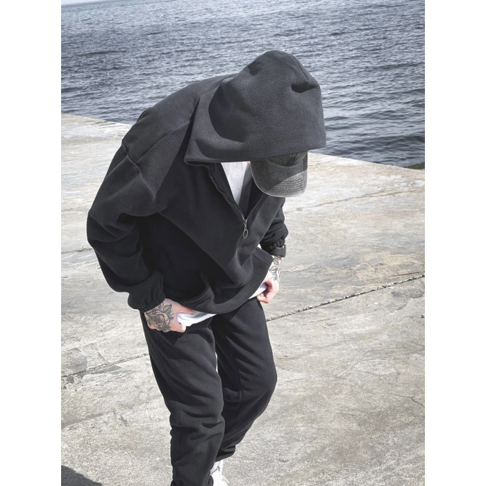 Флісовий oversize костюм