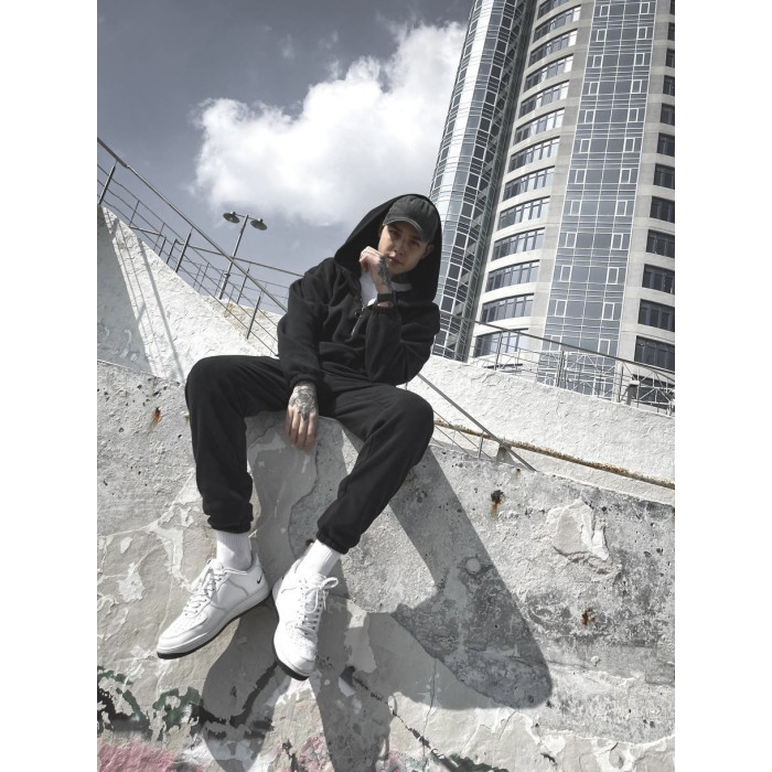Флісовий oversize костюм