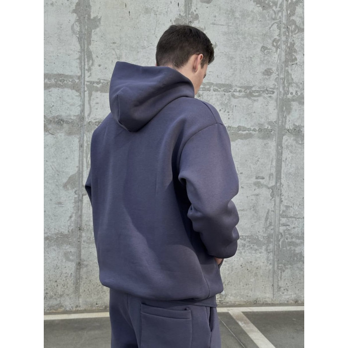 Oversize костюм на флісі з надписом