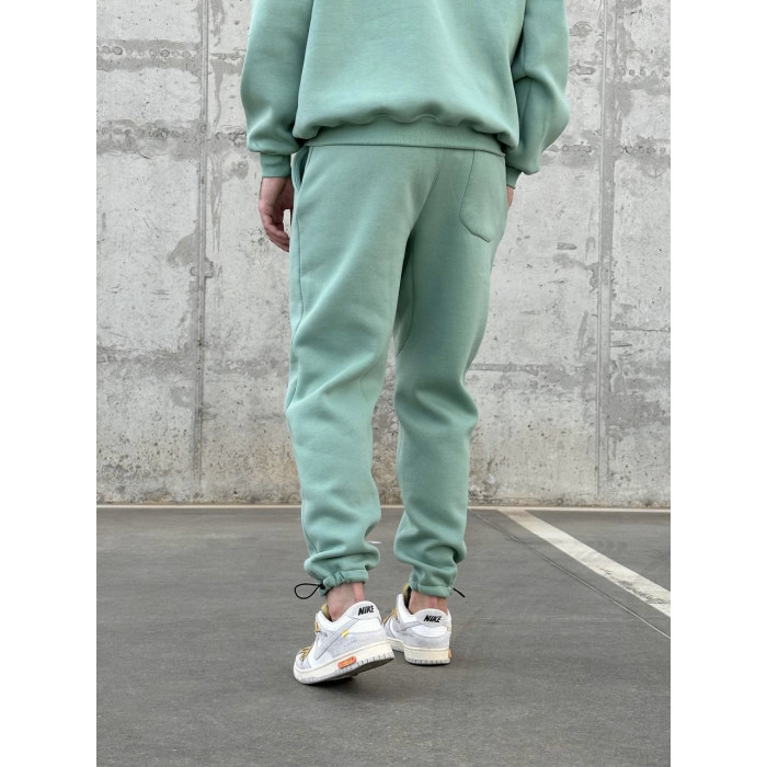Oversize костюм на флісі з надписом