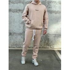 Oversize костюм на флісі з надписом