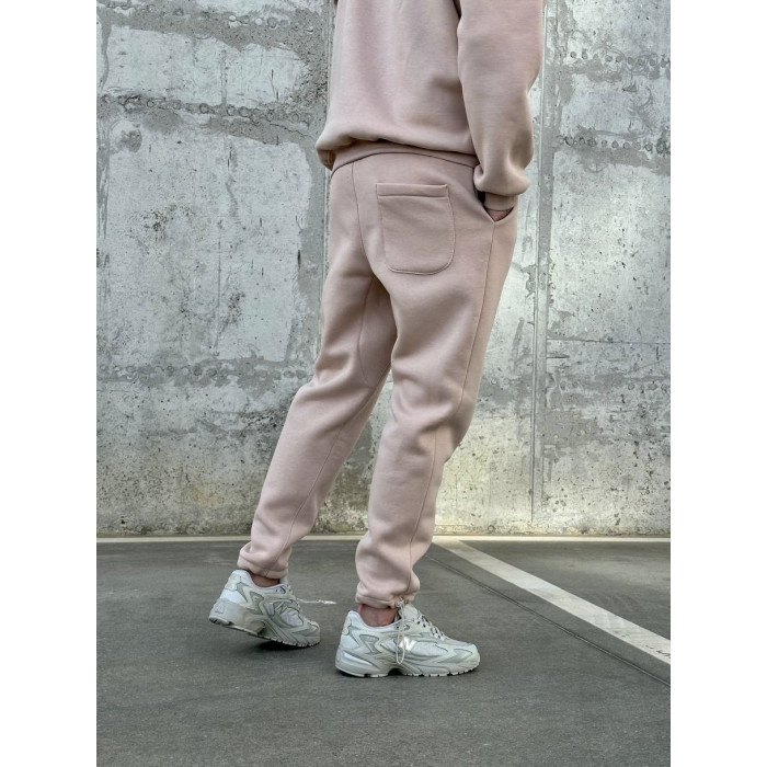 Oversize костюм на флісі з надписом