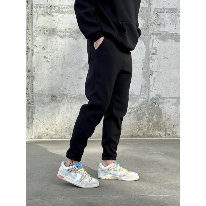 Oversize костюм на флісі з надписом