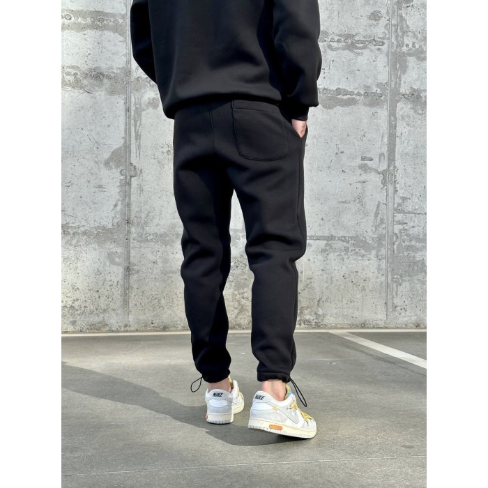 Oversize костюм на флісі з надписом