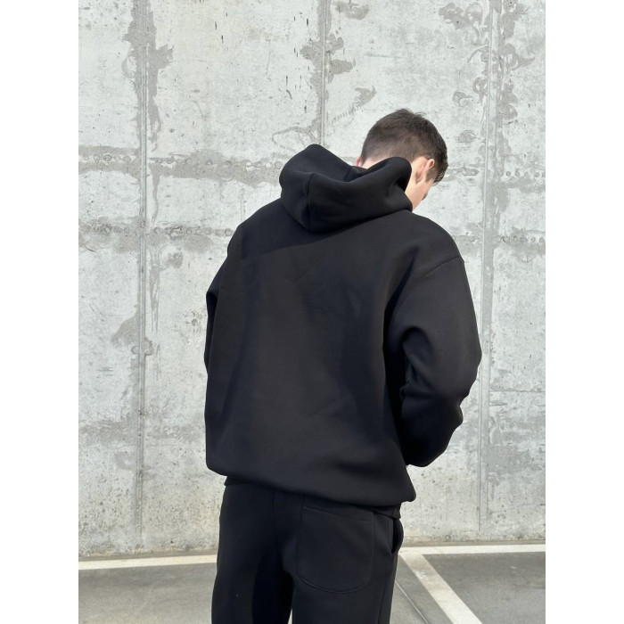 Oversize костюм на флісі з надписом