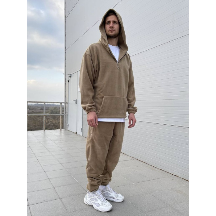 Флісовий oversize костюм