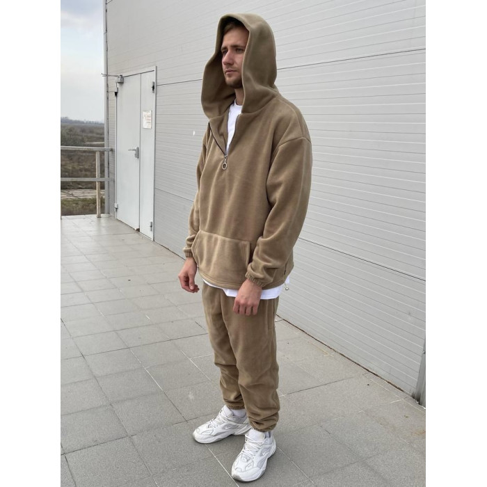 Флісовий oversize костюм