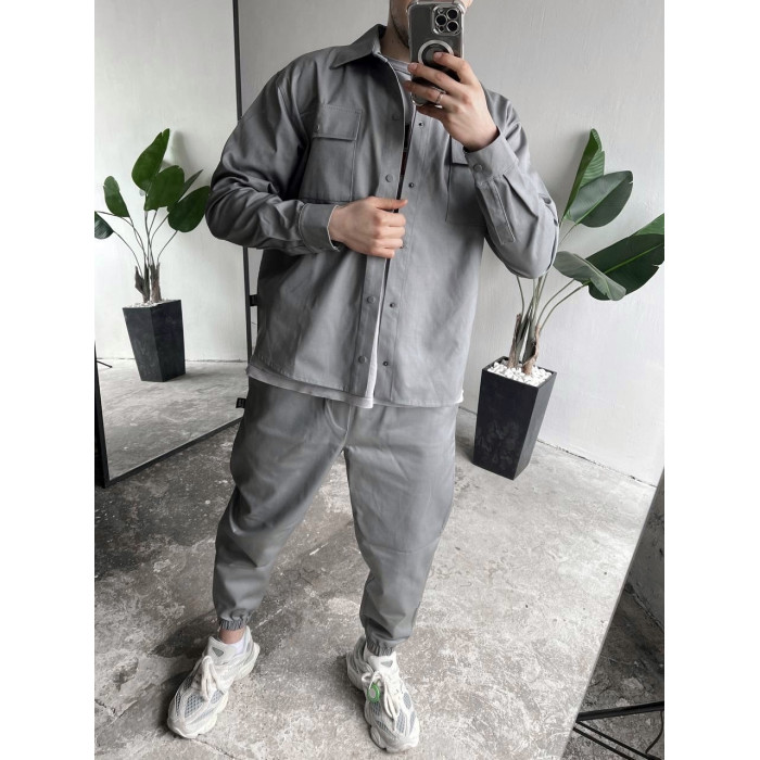 Oversize костюм з цупкого котону