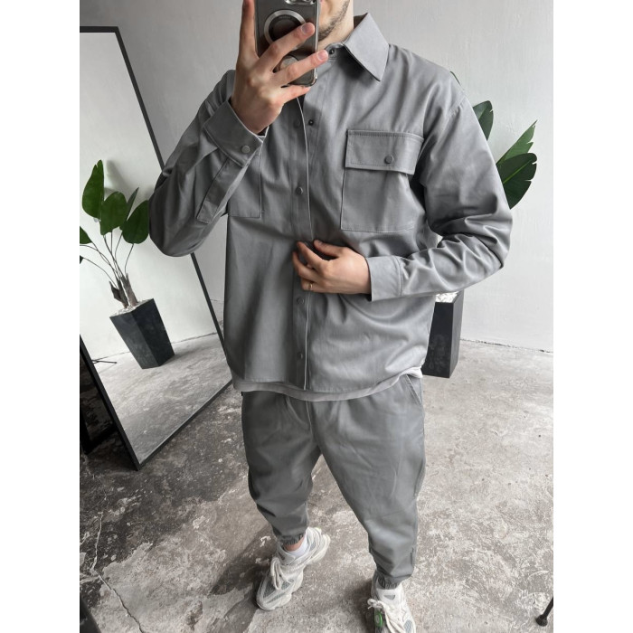 Oversize костюм з цупкого котону