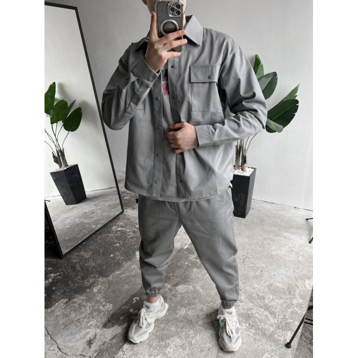 Oversize костюм з цупкого котону