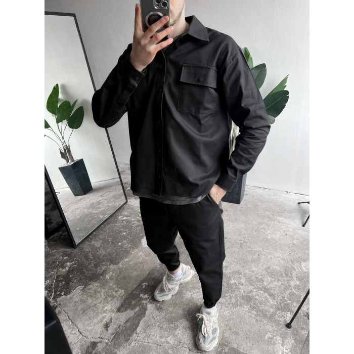 Oversize костюм з цупкого котону