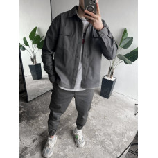 Oversize костюм з цупкого котону