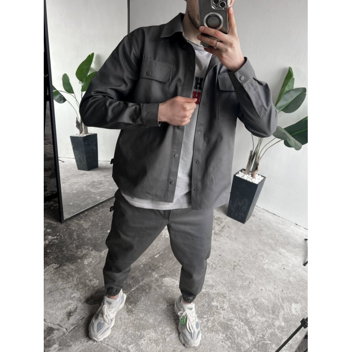 Oversize костюм з цупкого котону