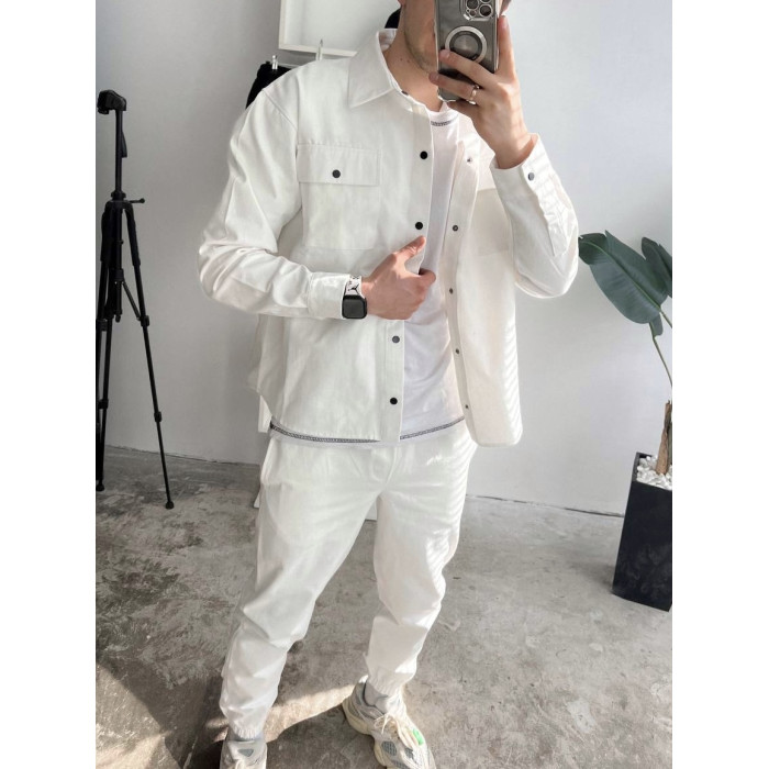 Oversize костюм з цупкого котону