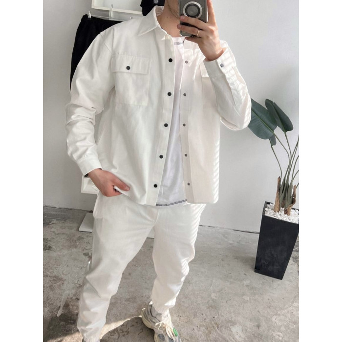 Oversize костюм з цупкого котону
