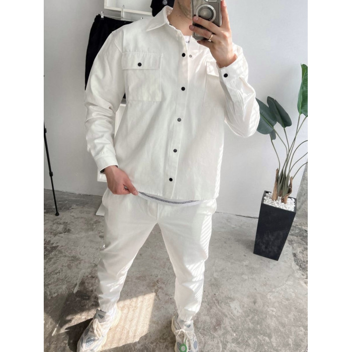 Oversize костюм з цупкого котону