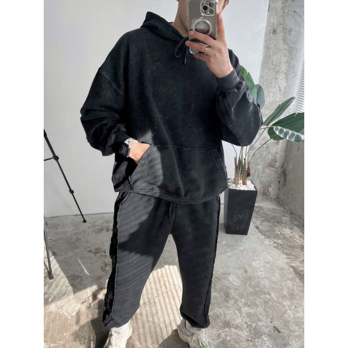 Oversize костюм з ефектом tie-dye