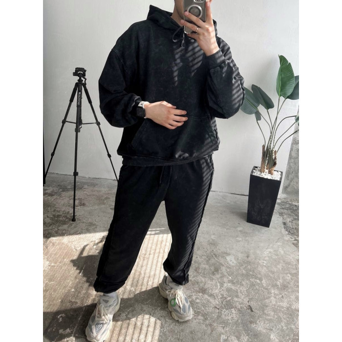 Oversize костюм з ефектом tie-dye
