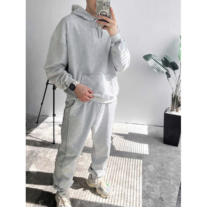 Oversize костюм з ефектом tie-dye