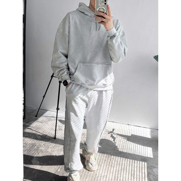 Oversize костюм з ефектом tie-dye