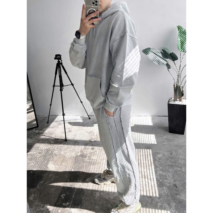 Oversize костюм з ефектом tie-dye