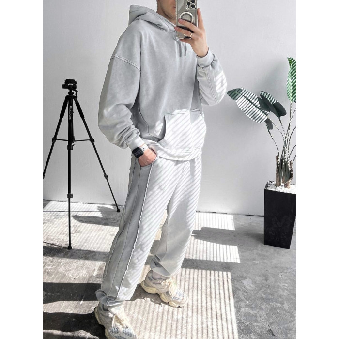 Oversize костюм з ефектом tie-dye