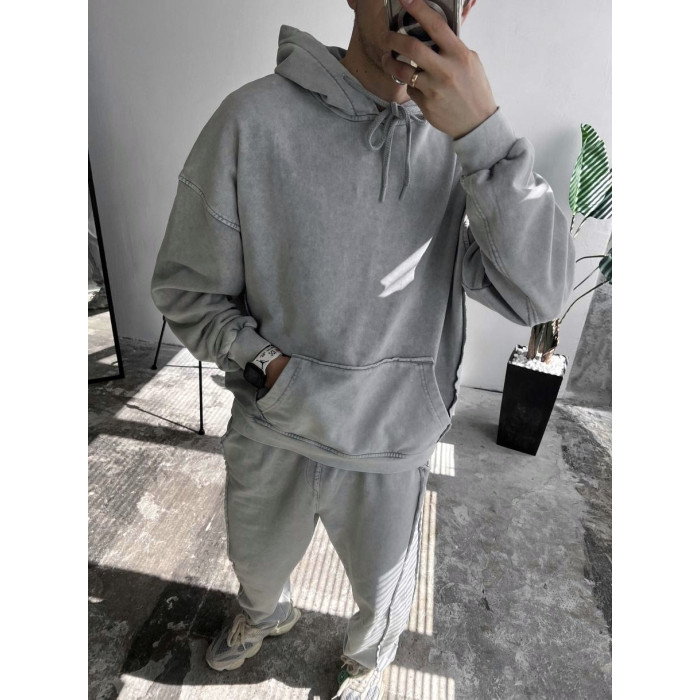 Oversize костюм з ефектом tie-dye