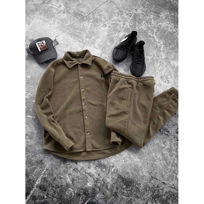 Флісовий oversize костюм
