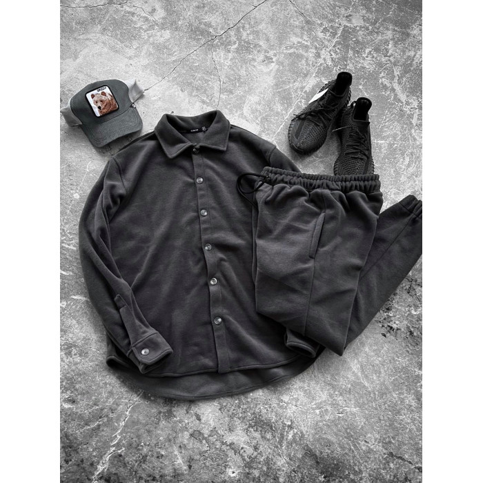 Флісовий oversize костюм