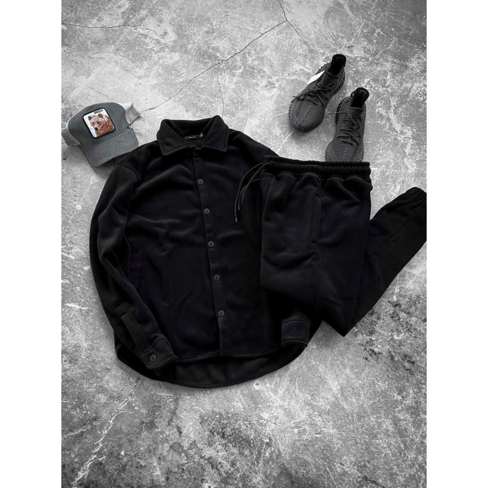 Флісовий oversize костюм