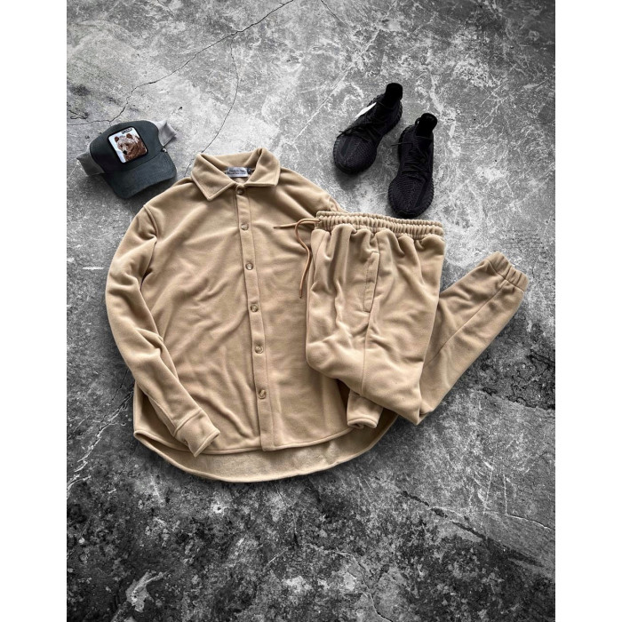 Флісовий oversize костюм