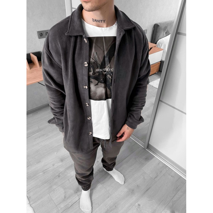 Флісовий oversize костюм