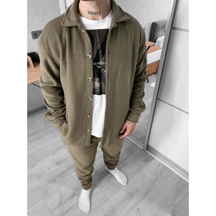 Флісовий oversize костюм
