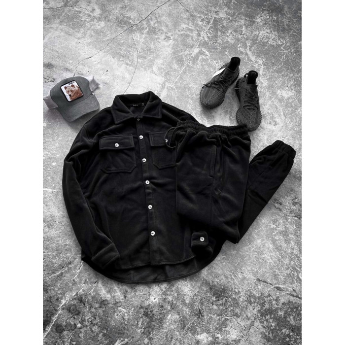 Флісовий oversize костюм