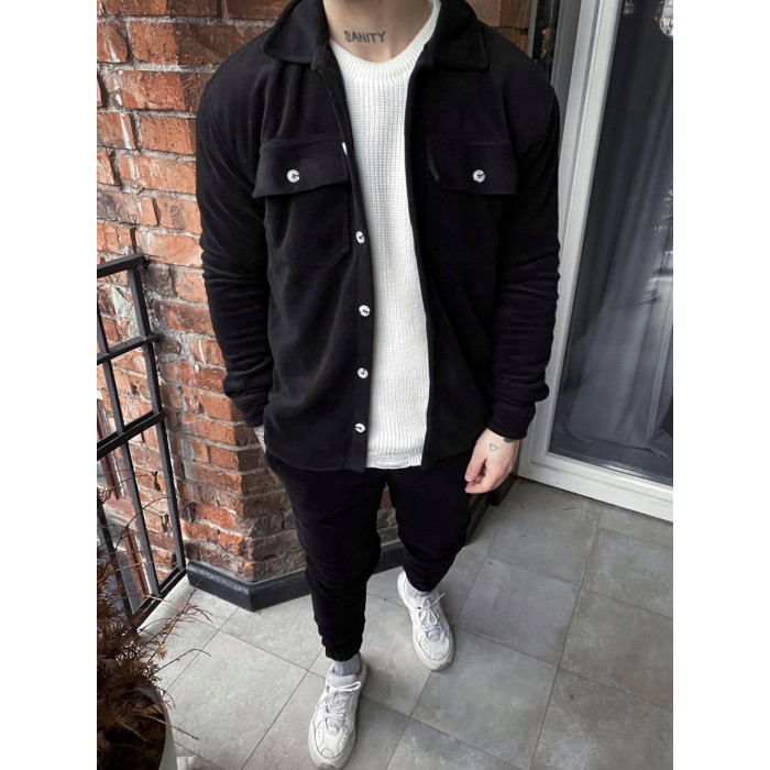 Флісовий oversize костюм