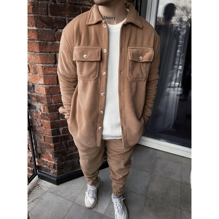 Флісовий oversize костюм
