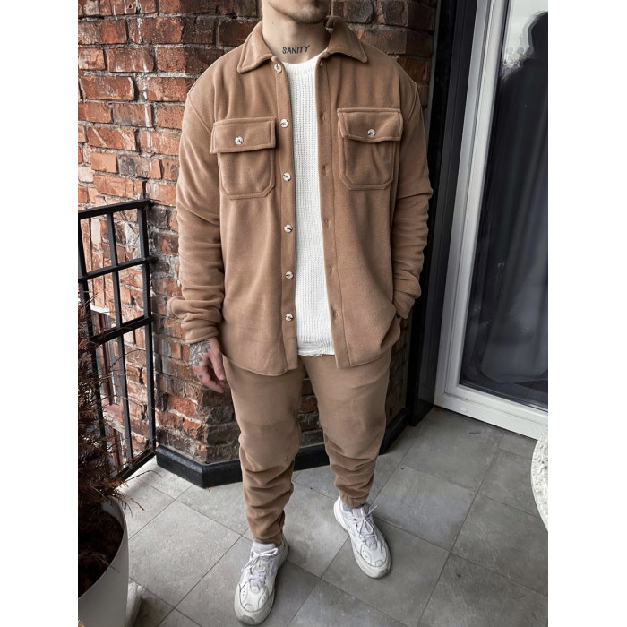 Флісовий oversize костюм